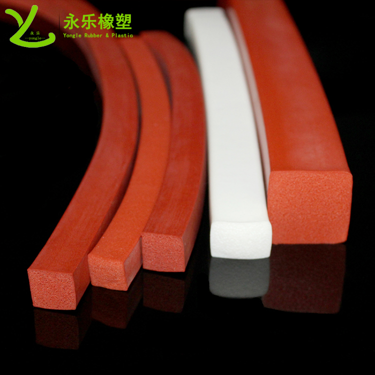 東麗永樂橡塑耐高溫發(fā)泡硅膠條：耐溫 - 40℃~300℃，定制快交期穩(wěn)