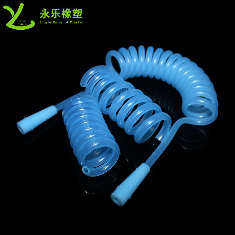 河西伸縮型彈簧硅膠管,醫(yī)療硅膠彈簧導(dǎo)流管,醫(yī)用彈簧式硅膠管