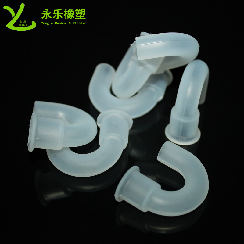 醫(yī)用硅膠彎管，模壓硅膠彎管，血氧儀硅膠彎管