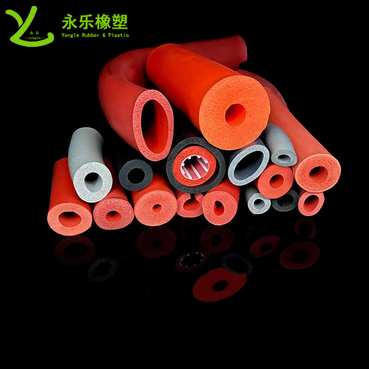 擠出發(fā)泡硅膠管，耐高溫發(fā)泡硅膠管，耐老化發(fā)泡硅膠管