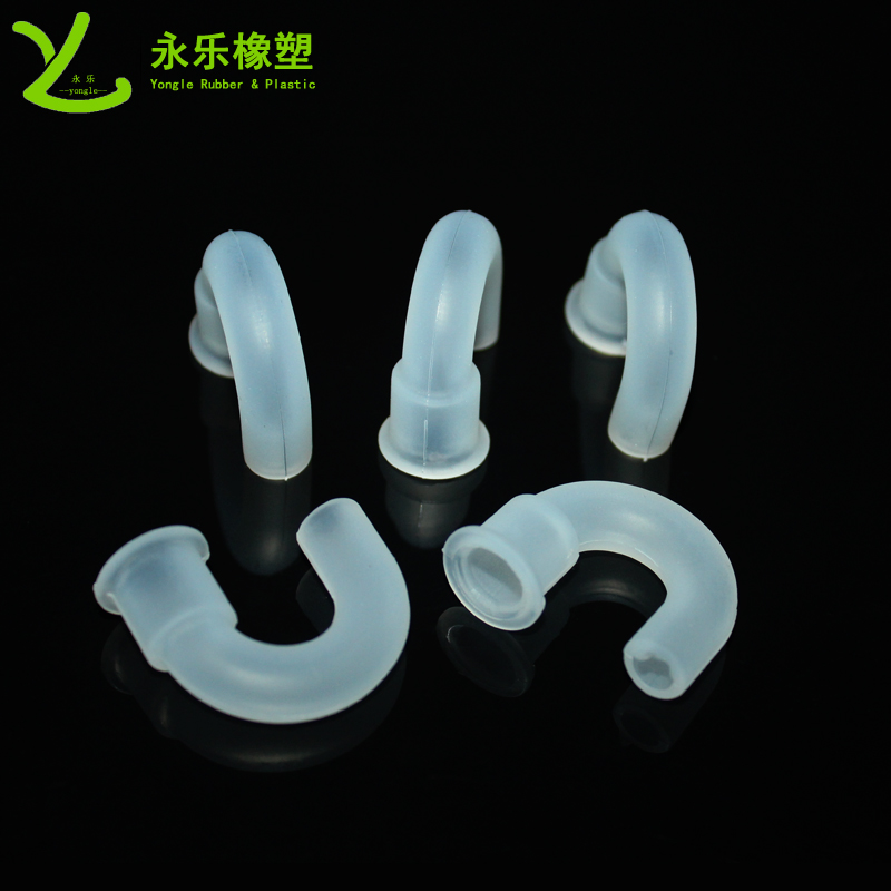 醫(yī)用硅膠彎管，模壓硅膠彎管，血氧儀硅膠彎管