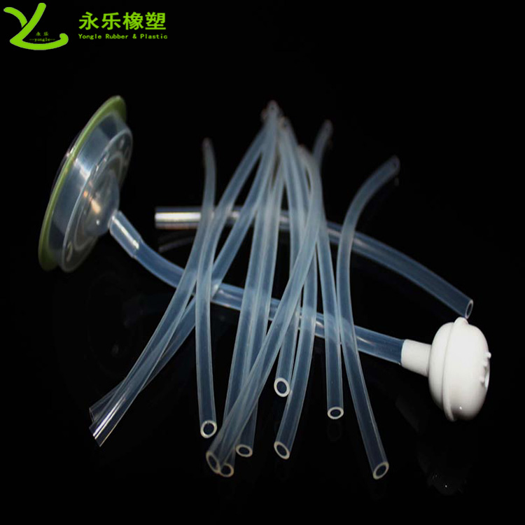 薊擠出奶瓶硅膠管，食品級(jí)透明奶瓶硅膠管，耐高溫硅膠管