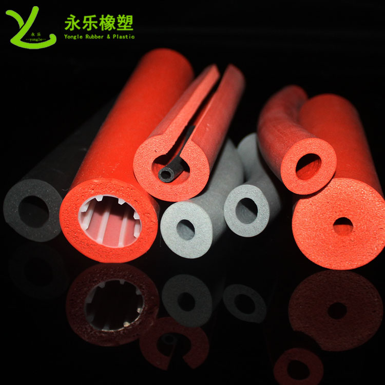 硅膠發(fā)泡管，耐高溫發(fā)泡硅膠管，保溫發(fā)泡硅膠管