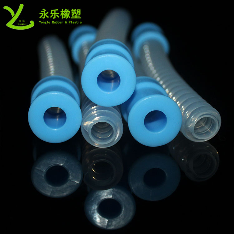 河北呼吸機(jī)硅膠波紋管，醫(yī)用硅膠波紋管，無(wú)氣味硅膠波紋管