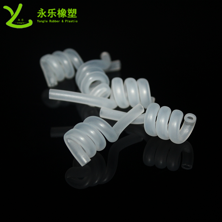 硅膠吸管，螺旋硅膠管，食品級(jí)硅膠管