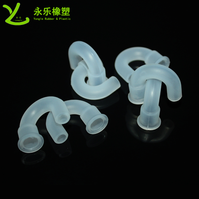 醫(yī)用硅膠彎管，模壓硅膠彎管，血氧儀硅膠彎管