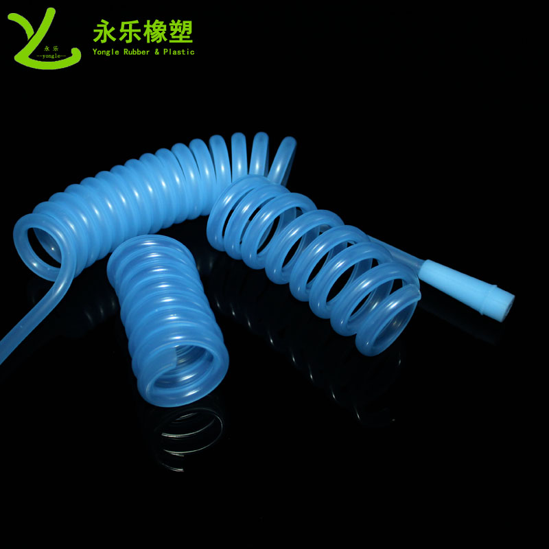 河西伸縮型彈簧硅膠管,醫(yī)療硅膠彈簧導(dǎo)流管,醫(yī)用彈簧式硅膠管