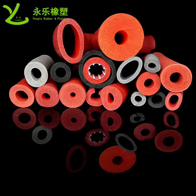 擠出發(fā)泡硅膠管，耐高溫發(fā)泡硅膠管，耐老化發(fā)泡硅膠管