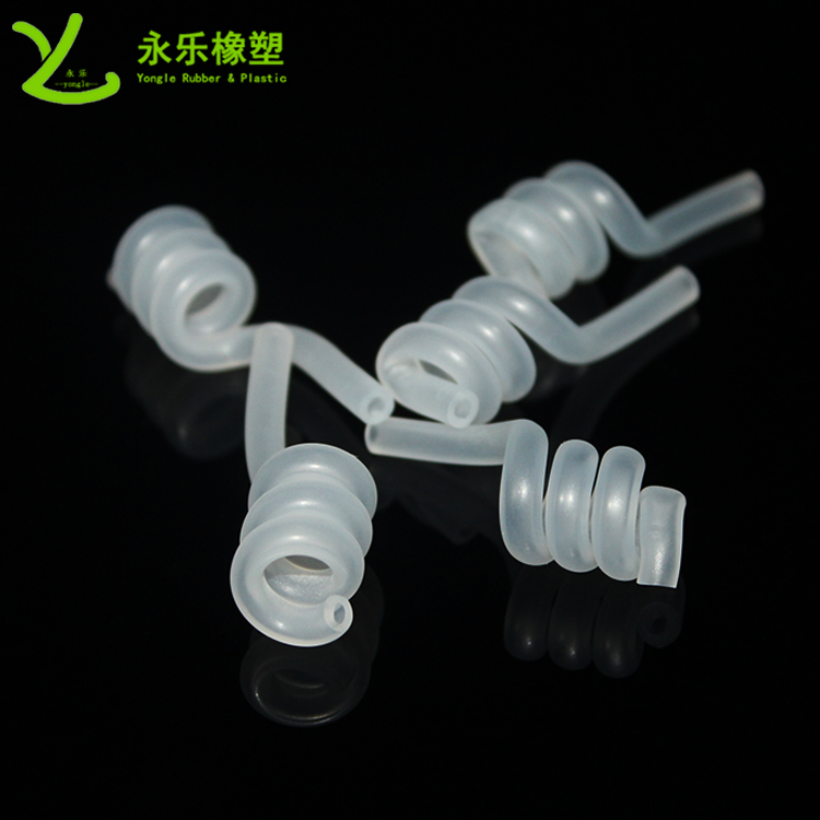 硅膠吸管，螺旋硅膠管，食品級(jí)硅膠管