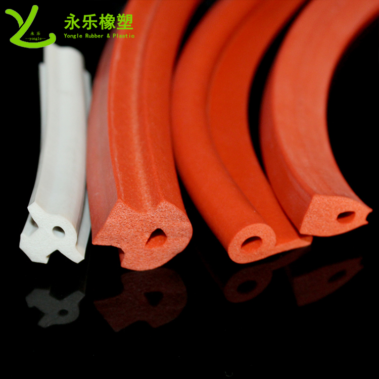 耐高溫發(fā)泡硅膠條，阻燃發(fā)泡硅膠條，細(xì)孔硅膠發(fā)泡條