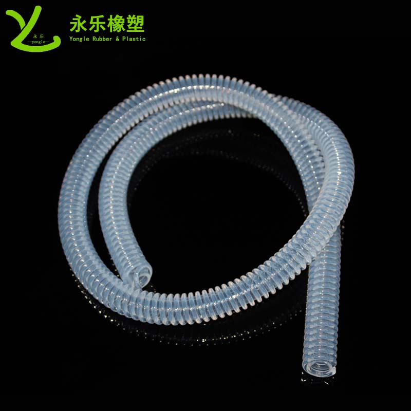 寧河呼吸機(jī)硅膠波紋管,兒童硅膠呼吸回路,食品醫(yī)療硅膠螺旋回路管