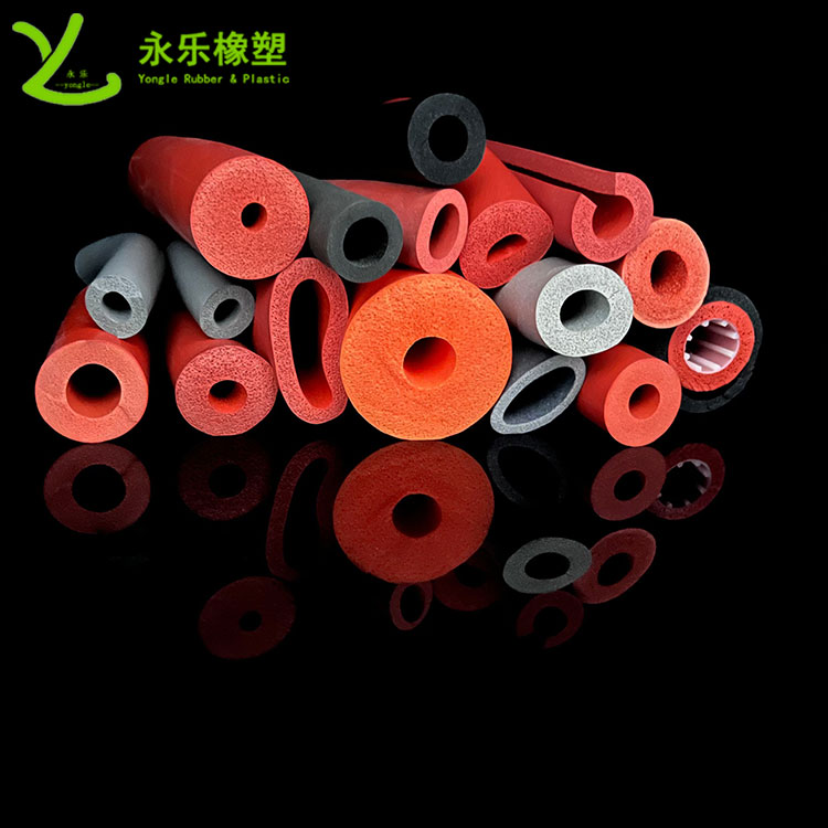 擠出發(fā)泡硅膠管，耐高溫發(fā)泡硅膠管，耐老化發(fā)泡硅膠管