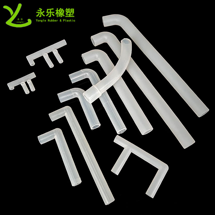 醫(yī)用硅膠彎管，模壓硅膠彎管，血氧儀硅膠彎管