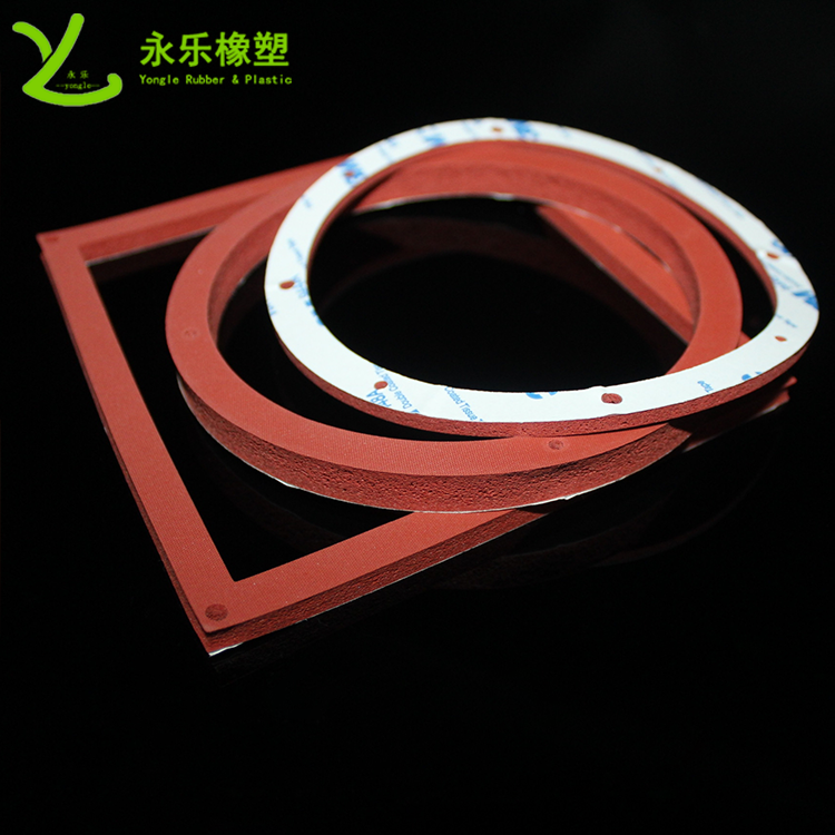 定制模壓發(fā)泡硅膠墊，無氣味模壓發(fā)泡硅膠墊，耐高溫模壓發(fā)泡硅膠墊
