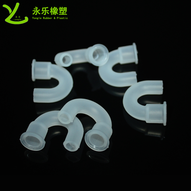醫(yī)用硅膠彎管，模壓硅膠彎管，血氧儀硅膠彎管
