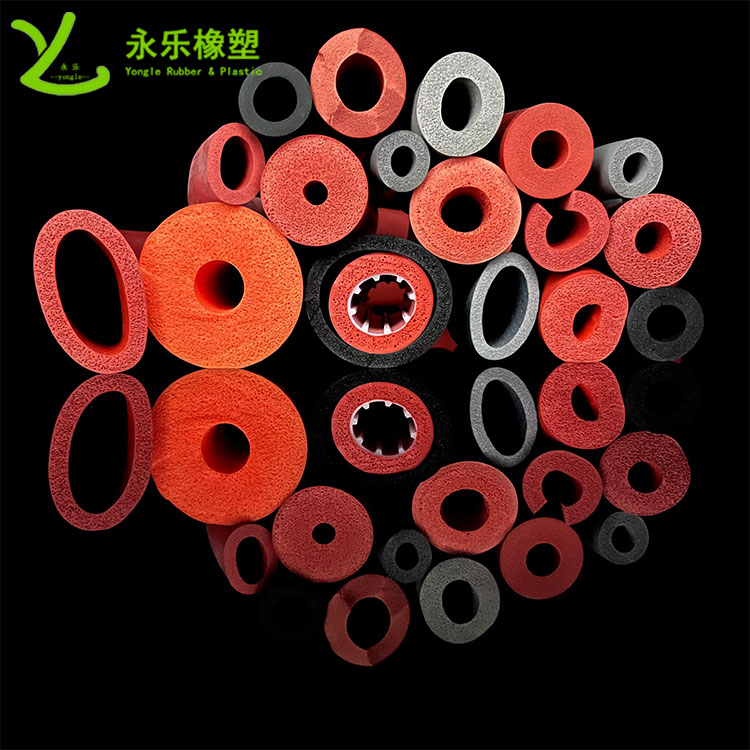 擠出發(fā)泡硅膠管，耐高溫發(fā)泡硅膠管，耐老化發(fā)泡硅膠管