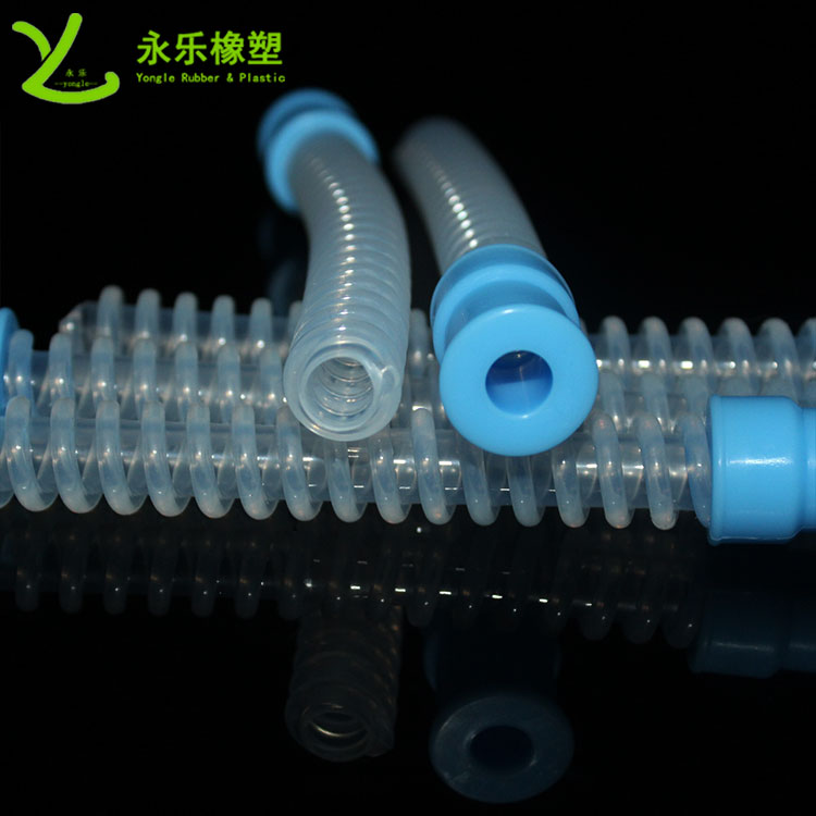 河北呼吸機(jī)硅膠波紋管，醫(yī)用硅膠波紋管，無(wú)氣味硅膠波紋管